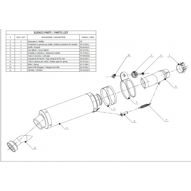 Mivv Gp Carbonio  Suzuki Gsx-R 750 2008 2010 Terminale Scarico Moto