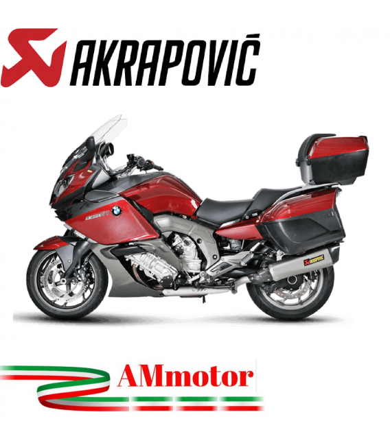 Akrapovic Bmw K 1600 Gt / Gtl Terminali Di Scarico Slip-On Line Titanio Moto Omologato