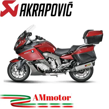 Akrapovic Bmw K 1600 Gt / Gtl Terminali Di Scarico Slip-On Line Titanio Moto Omologato