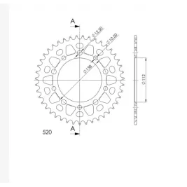 Did Kit Yamaha MT 09 21 - 2024 Trasmissione Moto Completa Catena VX3 Oro Rapporti 16 45 2