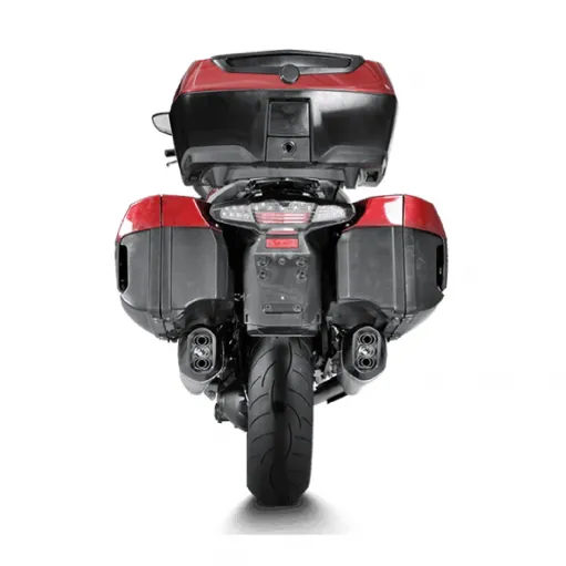 Akrapovic Bmw K 1600 Gt / Gtl Terminali Di Scarico Slip-On Line Titanio Moto Omologato