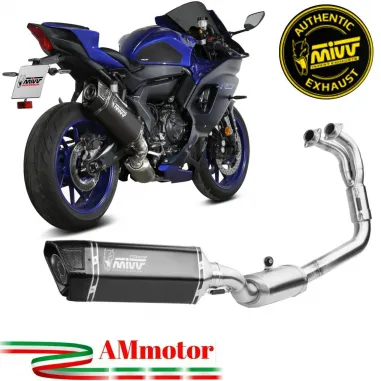 Scarico Completo Mivv Yamaha R7 22 - 2024 Terminale Per Moto SR-1 Titanio Nero