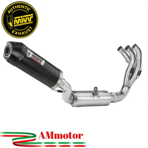 Scarico Completo Mivv Yamaha Tracer 9 / GT Terminale Per Moto Oval Carbon Cap
