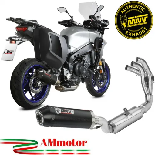 Scarico Completo Mivv Yamaha Tracer 9 / GT Terminale Per Moto Oval Carbon Cap
