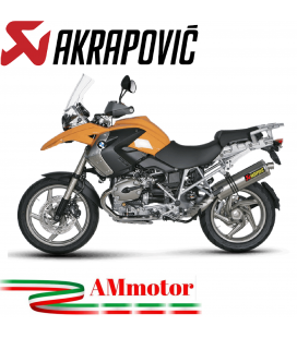 Akrapovic Bmw R 1200 Gs 04 2009 Terminale Di Scarico Slip-On Line Titanio Moto Omologato