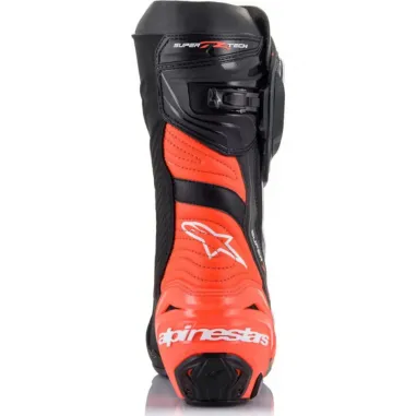 Alpinestars Supertech R Black Red Fluo White Grey Stivale Moto Racing Pista