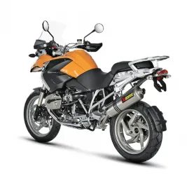 Akrapovic Bmw R 1200 Gs 04 2009 Terminale Di Scarico Slip-On Line Titanio Moto Omologato 2