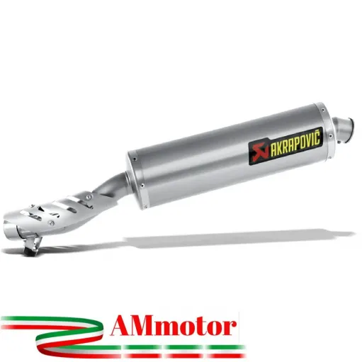 Akrapovic Bmw R 1200 Gs 04 2009 Terminale Di Scarico Slip-On Line Titanio Moto Omologato