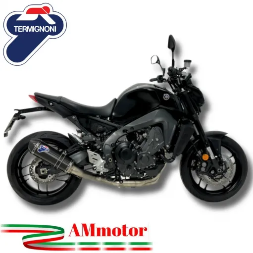 Scarico Completo Termignoni Yamaha Mt-09 21 - 2023 Moto Slip-On Alto In Carbonio