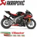 Akrapovic Aprilia Rsv 4 21 - 2024 Impianto Di Scarico Completo Evolution Line Terminale Carbonio Moto