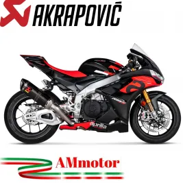 Akrapovic Aprilia Rsv 4 21 - 2024 Terminale Di Scarico Moto Slip-On Line Carbonio