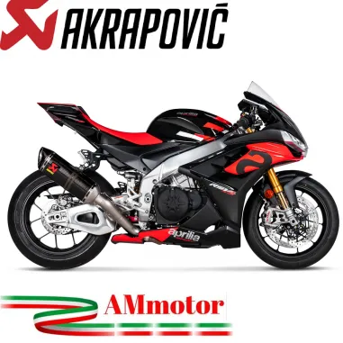 Akrapovic Aprilia Rsv 4 21 - 2024 Terminale Di Scarico Moto Slip-On Line Carbonio