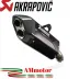 Akrapovic Bmw R 1300 GS Terminale Di Scarico Moto Slip-On Line Titanio Nero