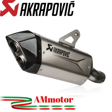 Akrapovic Bmw R 1300 GS Terminale Di Scarico Moto Slip-On Line Titanio