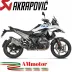 Akrapovic Bmw R 1300 GS Terminale Di Scarico Moto Slip-On Line Titanio