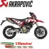 Akrapovic Ducati Hypermotard 698 Mono / RVE Terminali Di Scarico Moto Slip-On Line Titanio