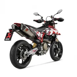 Akrapovic Ducati Hypermotard 698 Mono / RVE Terminali Di Scarico Moto Slip-On Line Titanio 2