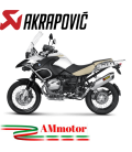 Akrapovic Bmw R 1200 Gs 10 2012 Terminale Di Scarico Slip-On Line Titanio Moto Omologato