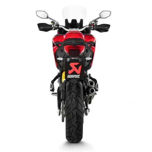 Akrapovic Ducati Multistrada 950 / S 21 - 2023 Terminale Di Scarico Moto Slip-On Line Titanio Omologato