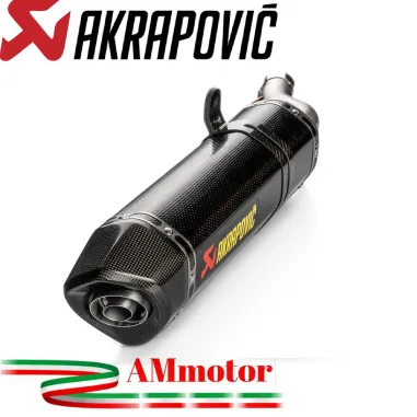 Akrapovic Honda Cb500 Hornet Terminale Di Scarico Moto Slip-On Line Carbonio Omologato