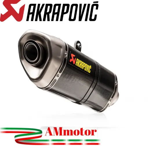 Akrapovic Honda Cb750 Hornet Terminale Di Scarico Moto Slip-On Line Carbonio Omologato
