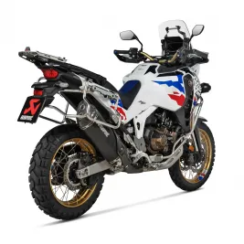 Akrapovic Honda Africa Twin 1100 Adv Sports 2024 Terminale Di Scarico Moto Slip-On Line Titanio 2