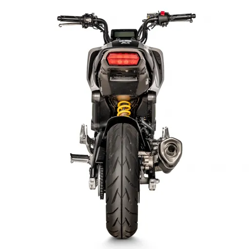 Akrapovic Honda Msx 125 / Grom 21 - 2024 Terminale Di Scarico Moto Slip-On Line Titanio