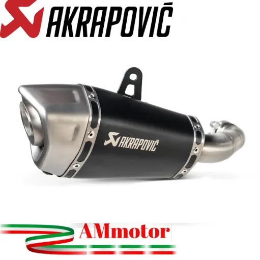 Akrapovic Honda Msx 125 / Grom 21 - 2024 Terminale Di Scarico Moto Slip-On Line Titanio