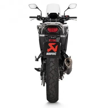 Akrapovic Honda Transalp 750 XL Terminale Di Scarico Moto Slip-On Line Titanio Nero Omologato