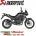 Akrapovic Honda Transalp 750 XL Terminale Di Scarico Moto Slip-On Line Titanio Nero Omologato