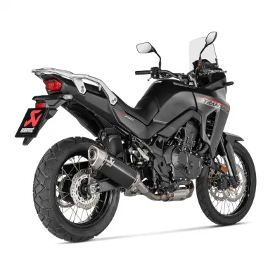 Akrapovic Honda Transalp 750 XL Terminale Di Scarico Moto Slip-On Line Titanio Nero Omologato