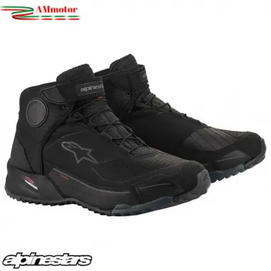 Scarpe Da Moto Alpinestars CR-X Drystar Riding Black Waterproof Uomo
