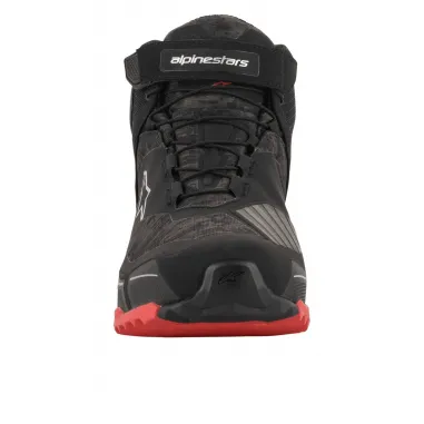 Scarpe Da Moto Alpinestars CR-X Drystar Riding Black Camo Red Waterproof Uomo