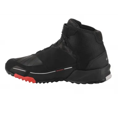 Scarpe Da Moto Alpinestars CR-X Drystar Riding Black Camo Red Waterproof Uomo