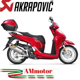 Akrapovic Honda SH 300 16 - 2020 Terminale Di Scarico Moto Slip-On Line Titanio
