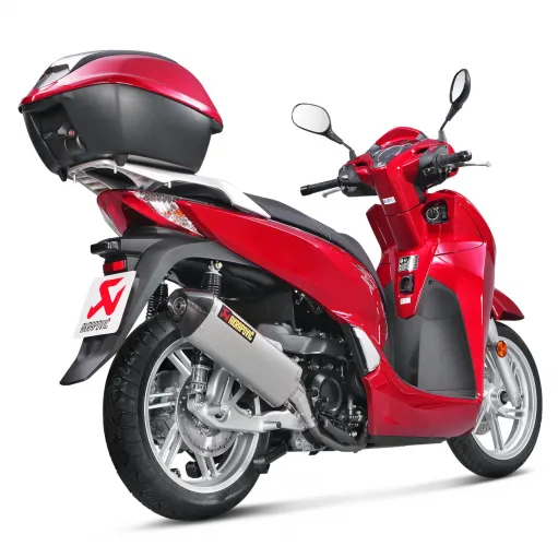 Akrapovic Honda SH 300 16 - 2020 Terminale Di Scarico Moto Slip-On Line Titanio