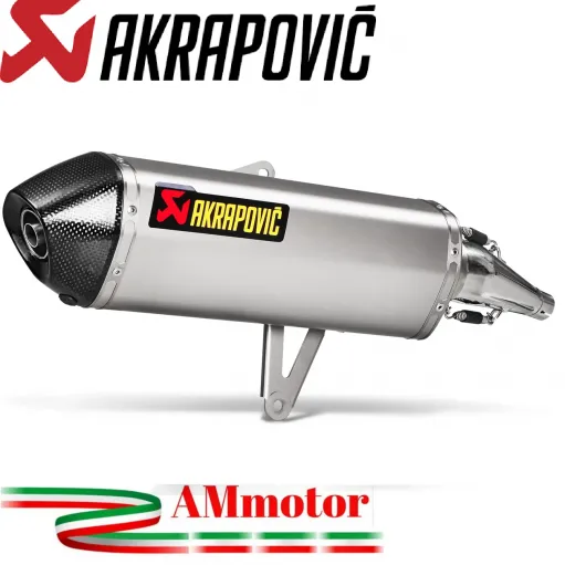 Akrapovic Honda SH 300 16 - 2020 Terminale Di Scarico Moto Slip-On Line Titanio