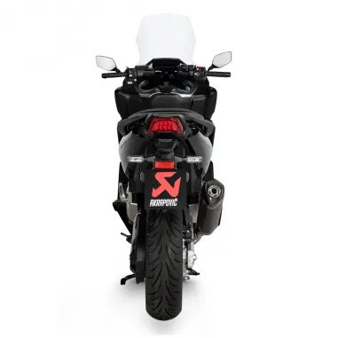 Akrapovic Honda Forza 750 Terminale Di Scarico Slip-On Line Titanio Nero Moto Scooter Omologato