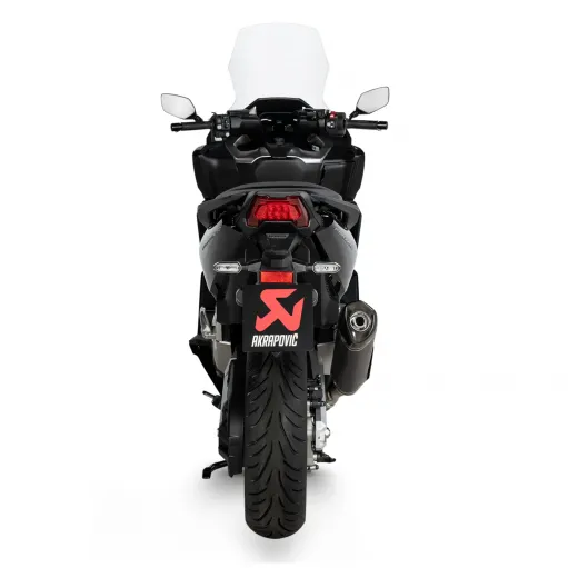 Akrapovic Honda Forza 750 Terminale Di Scarico Slip-On Line Titanio Nero Moto Scooter Omologato