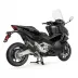 Akrapovic Honda Forza 750 Terminale Di Scarico Slip-On Line Titanio Nero Moto Scooter Omologato