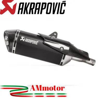 Akrapovic Honda Forza 750 Terminale Di Scarico Slip-On Line Titanio Nero Moto Scooter Omologato