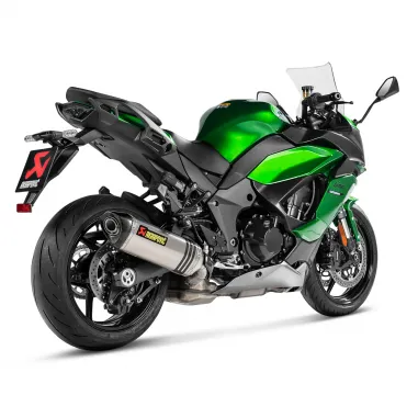 Akrapovic Kawasaki Ninja 1000 SX Terminale Di Scarico Slip-On Line Titanio Moto Omologato