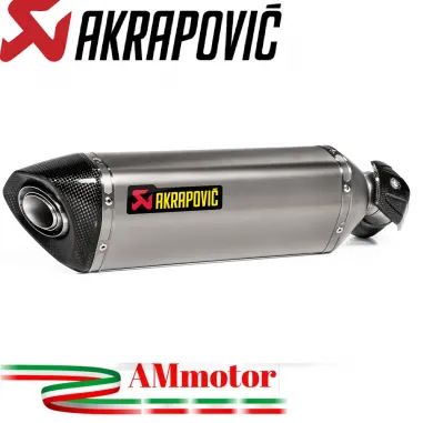 Akrapovic Kawasaki Ninja 1000 SX Terminale Di Scarico Slip-On Line Titanio Moto Omologato