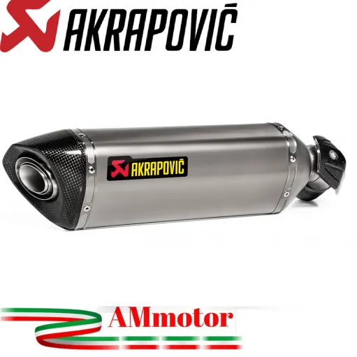 Akrapovic Kawasaki Ninja 1000 SX Terminale Di Scarico Slip-On Line Titanio Moto Omologato