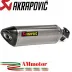 Akrapovic Kawasaki Ninja 1000 SX Terminale Di Scarico Slip-On Line Titanio Moto Omologato