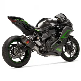 Akrapovic Kawasaki Ninja ZX 25R 23 - 2024 Scarico Completo Racing Line Terminale Carbonio Moto 2
