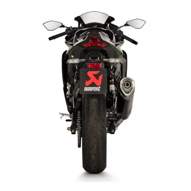 Akrapovic Kawasaki Ninja ZX 25R 23 - 2024 Terminale Di Scarico Moto Slip-On Line Carbonio
