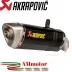 Akrapovic Kawasaki Ninja ZX 25R 23 - 2024 Terminale Di Scarico Moto Slip-On Line Carbonio