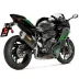 Akrapovic Kawasaki Ninja ZX 25R 23 - 2024 Terminale Di Scarico Moto Slip-On Line Carbonio