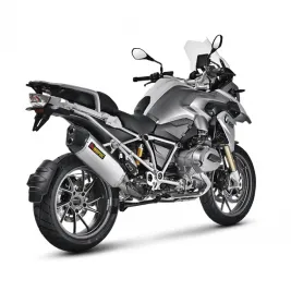 Akrapovic Bmw R 1200 Gs 13 2016 Terminale Di Scarico Slip-On Line Titanio Moto Omologato 2